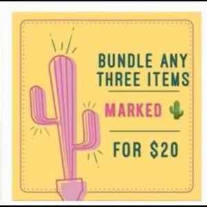 Bundle any 3 items for $20
